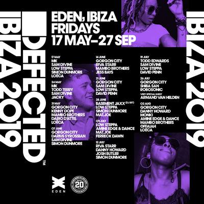 Ibiza party Defected 2019 foto