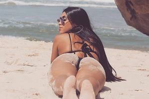 brazil bikini hot girl at beach Ipanema