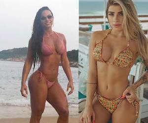 Brazilian hot beach girls ass in bikini